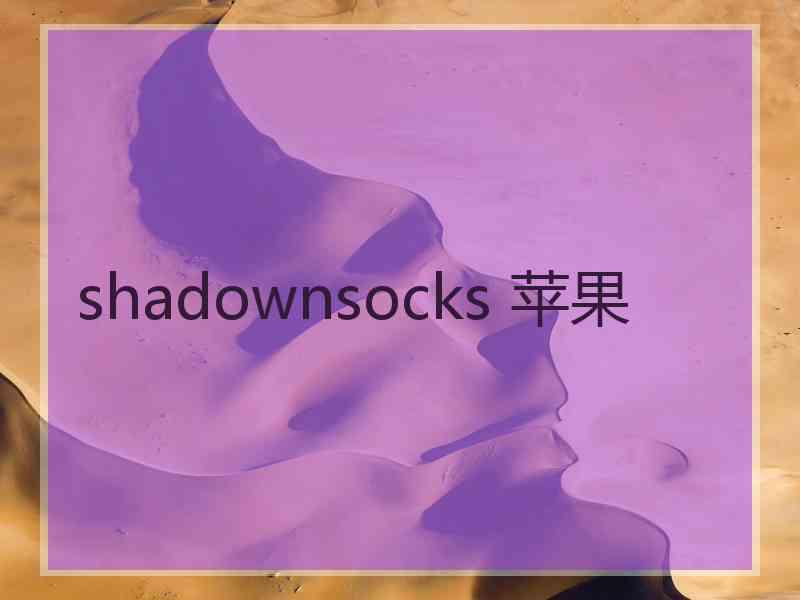 shadownsocks 苹果