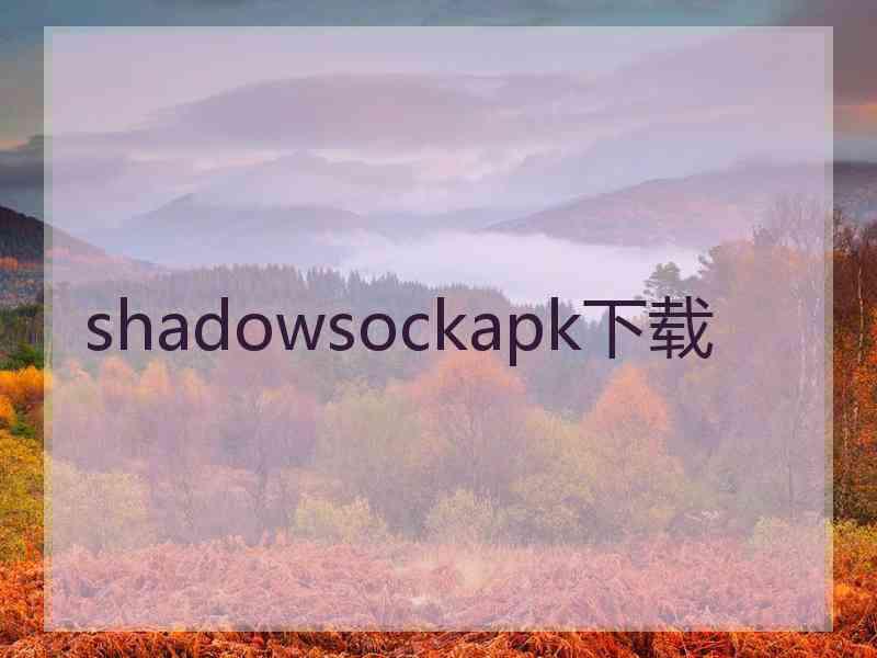 shadowsockapk下载