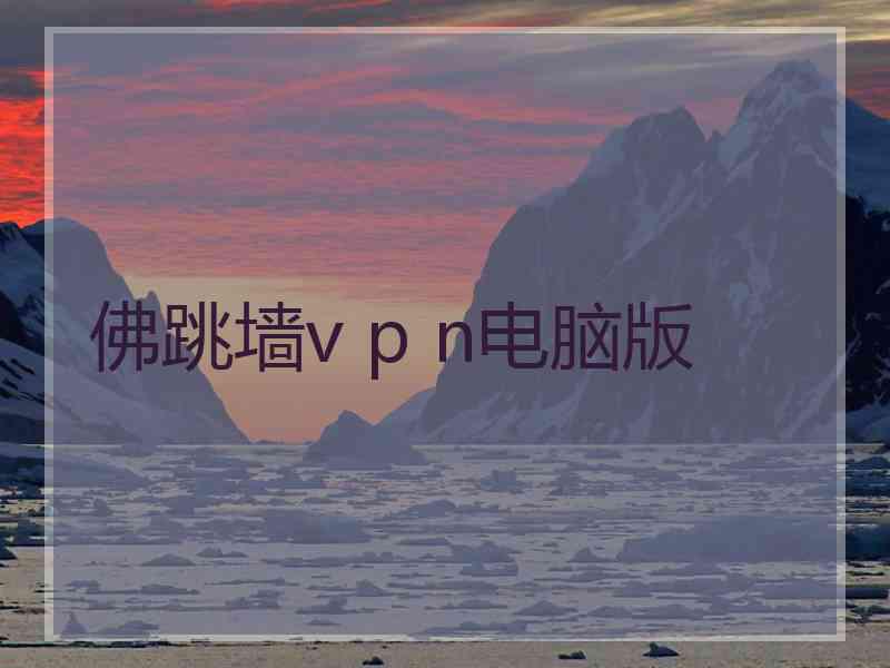 佛跳墙v p n电脑版