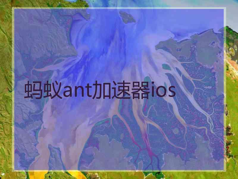 蚂蚁ant加速器ios