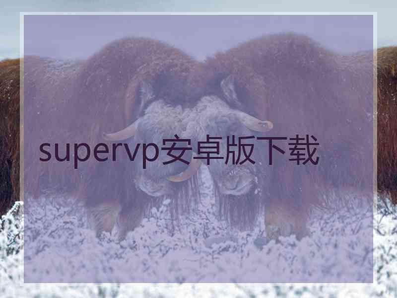 supervp安卓版下载