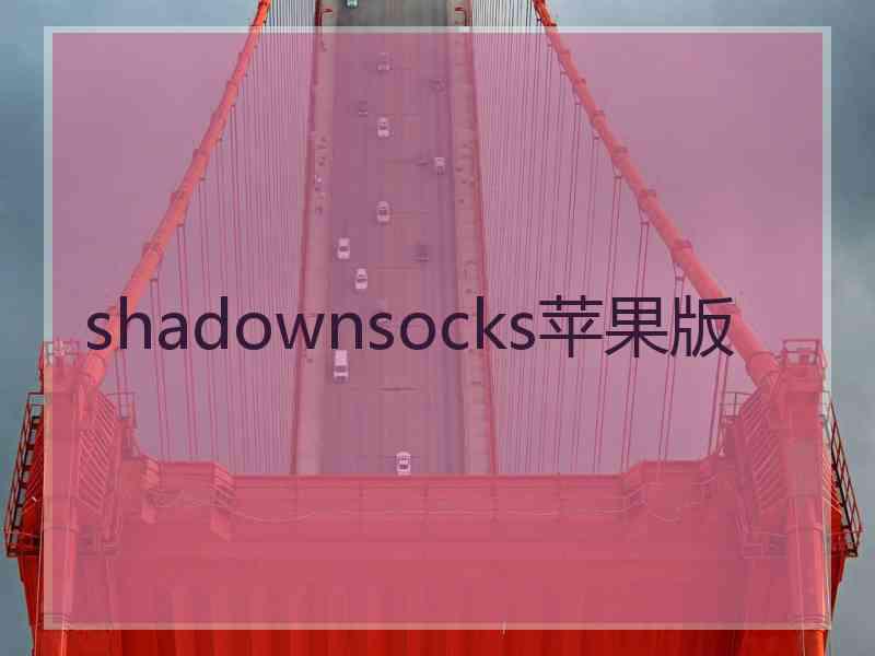 shadownsocks苹果版