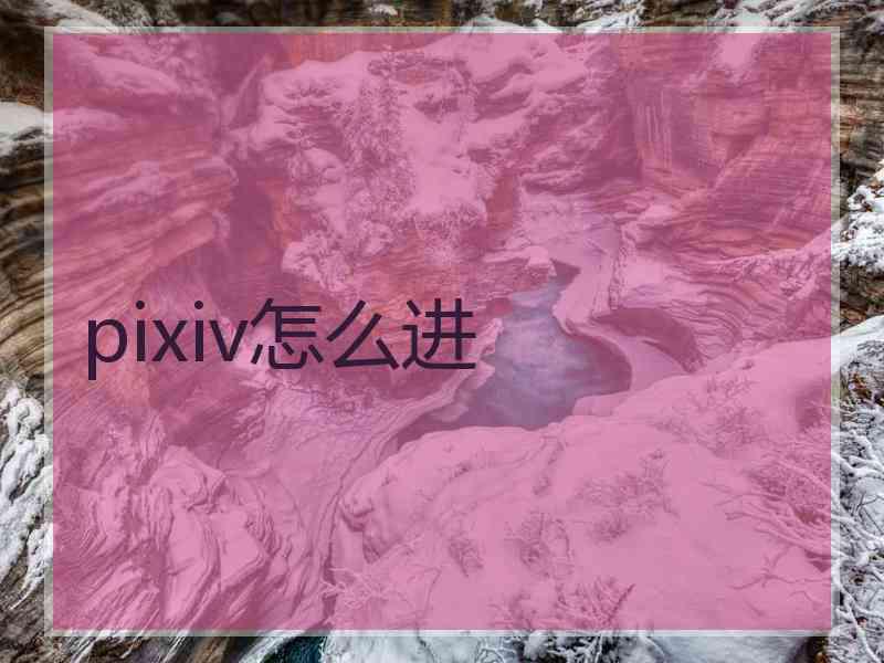 pixiv怎么进