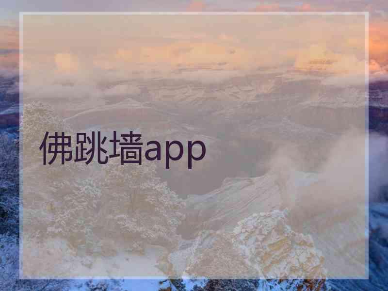 佛跳墙app