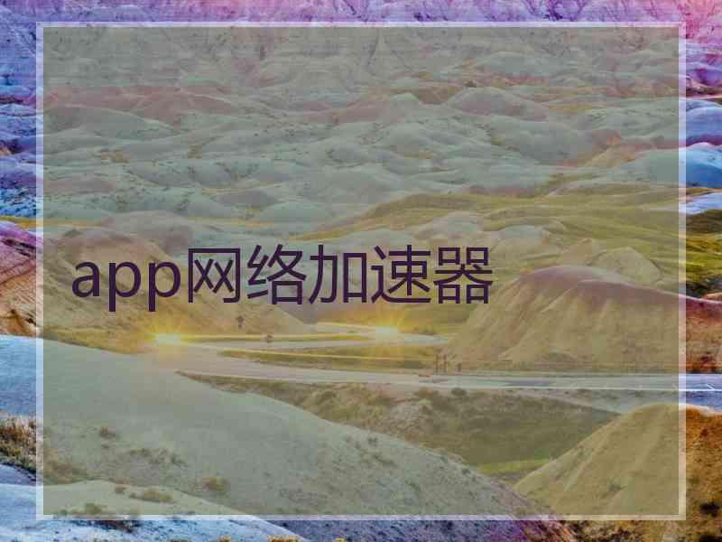 app网络加速器