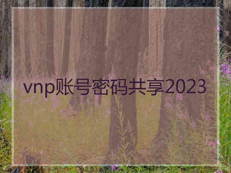 vnp账号密码共享2023