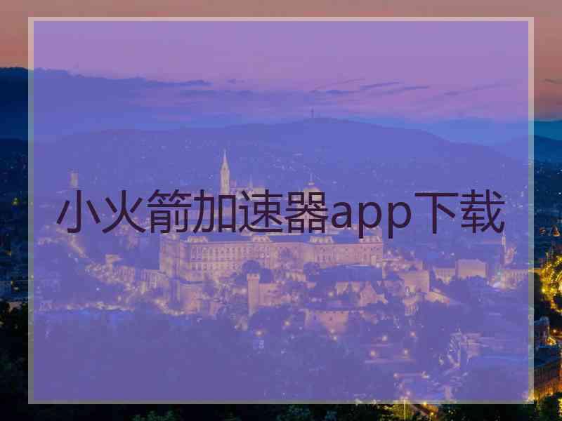 小火箭加速器app下载