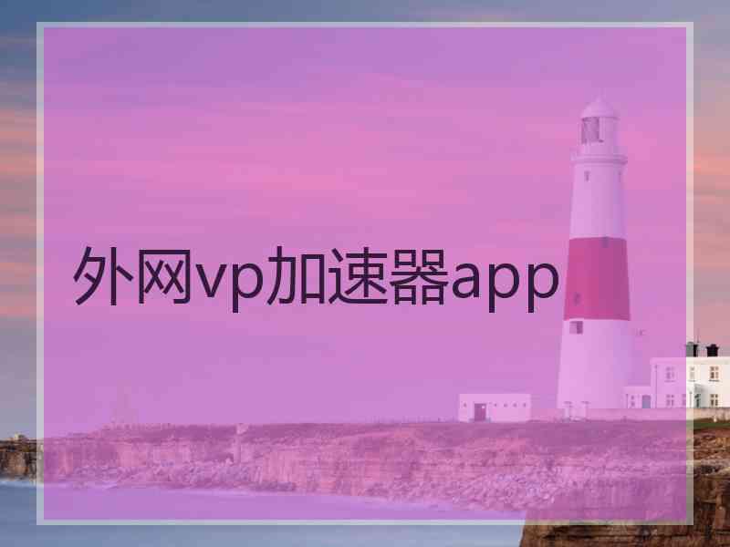 外网vp加速器app